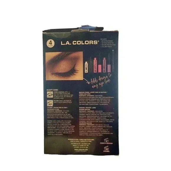 L.A. Colors EYE NEEDS DRAMA Dramatic Eye Makeup Kit-NIB - Picture 2 of 2